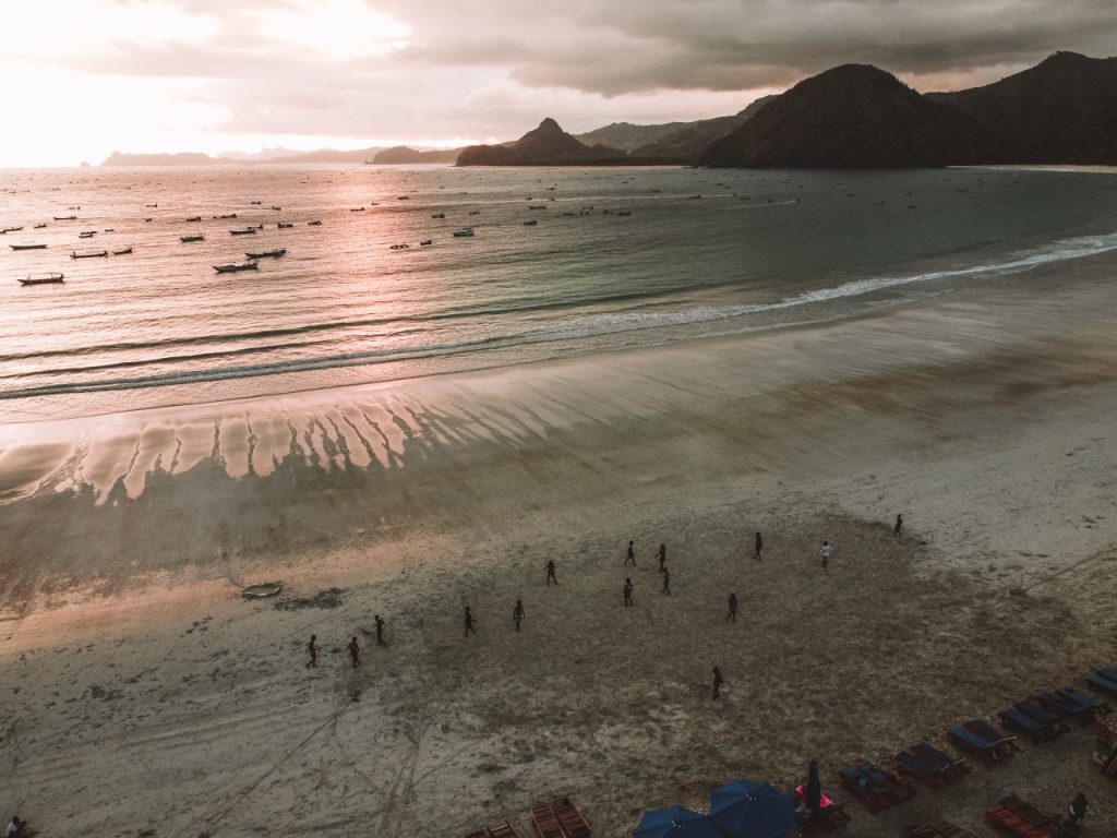 Selong Belanak strand Lombok