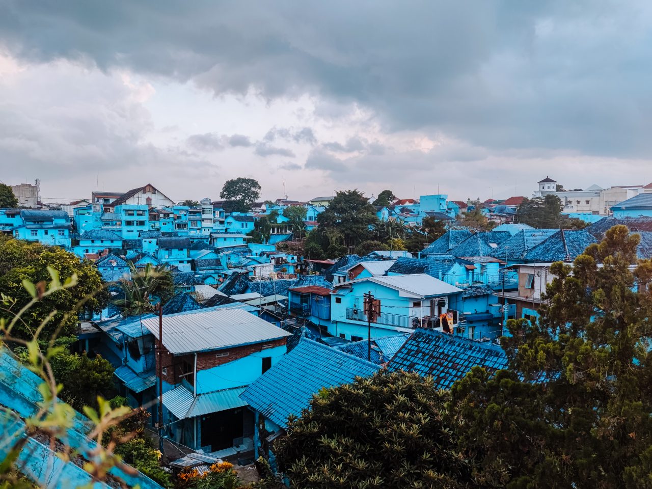 blauwe wijk malang oost java