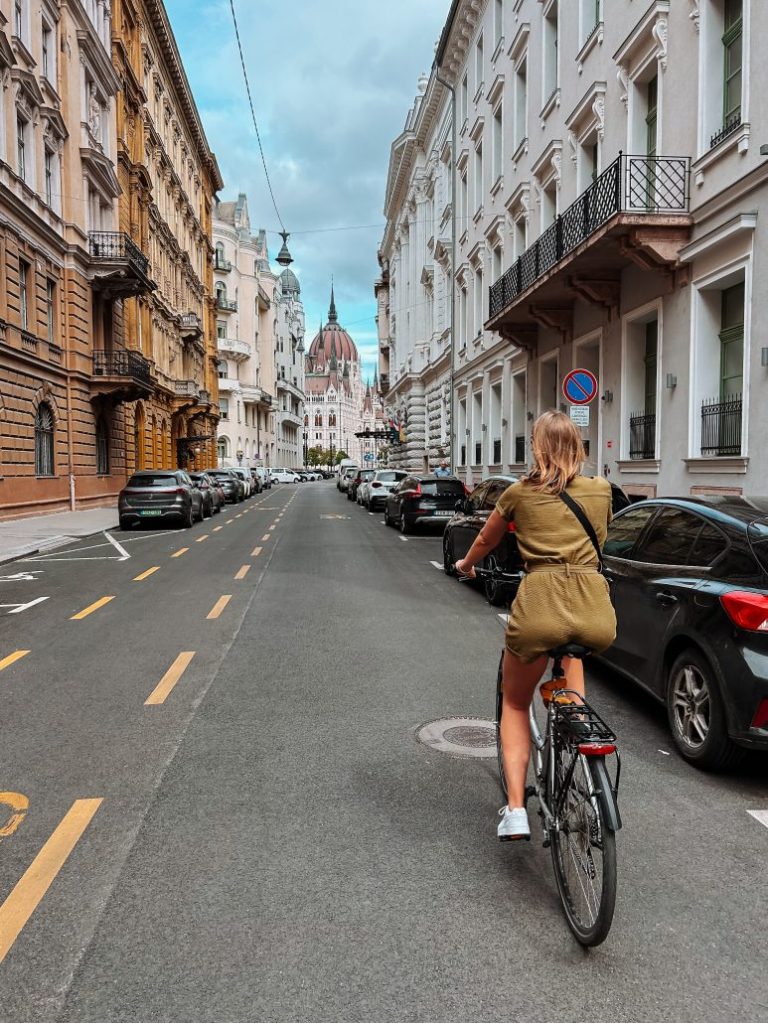 fietsen door boedapest