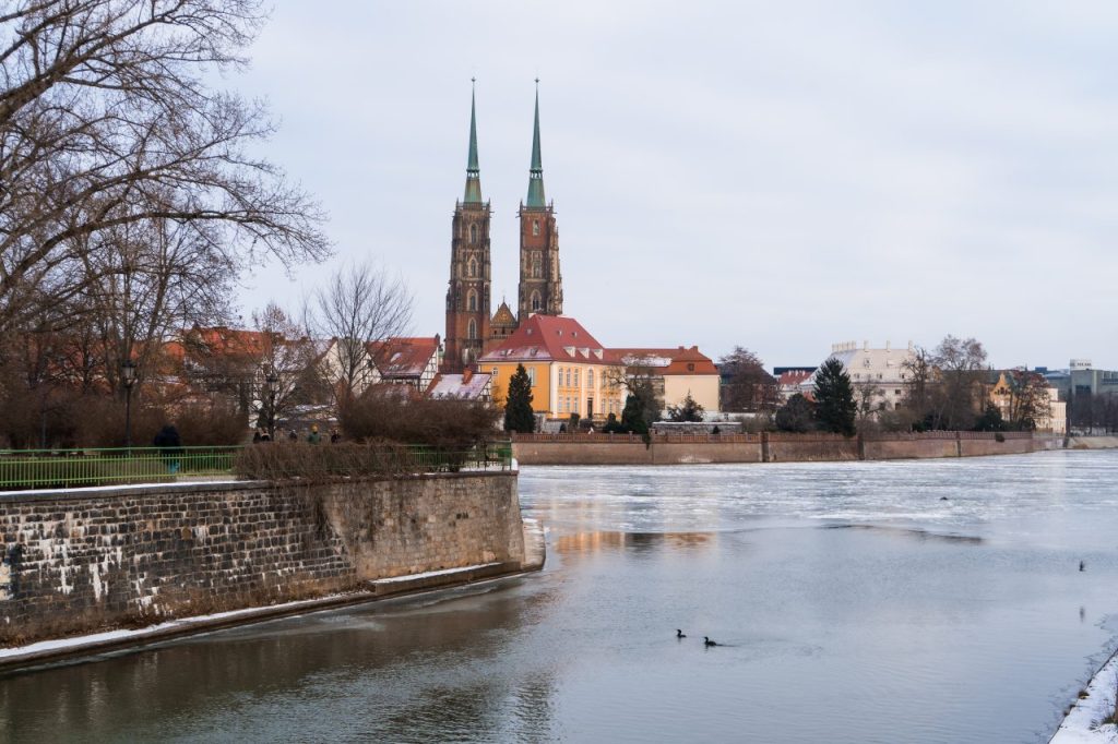 Rivier Oder, Wroclow Polen
