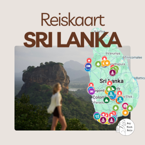 Reiskaart Sri Lanka