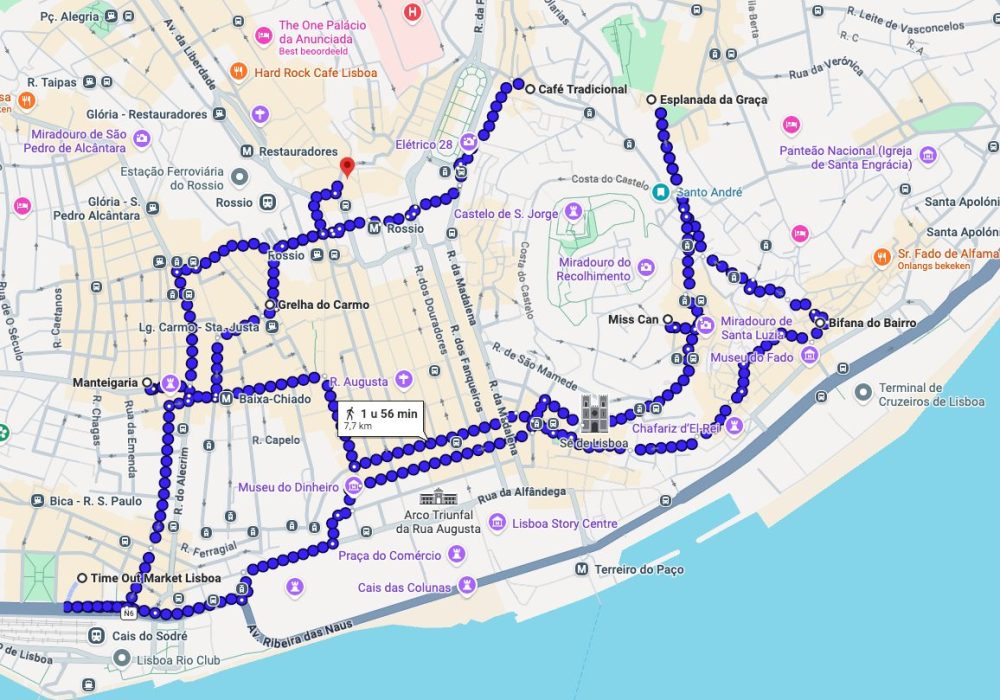 Eten in Lissabon: foodtour