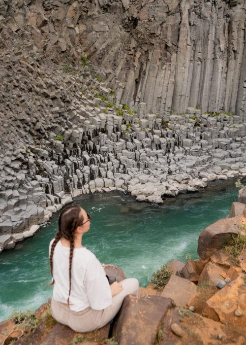 IJsland canyon