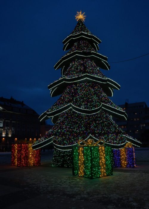 Kerstmarkt, Wroclow