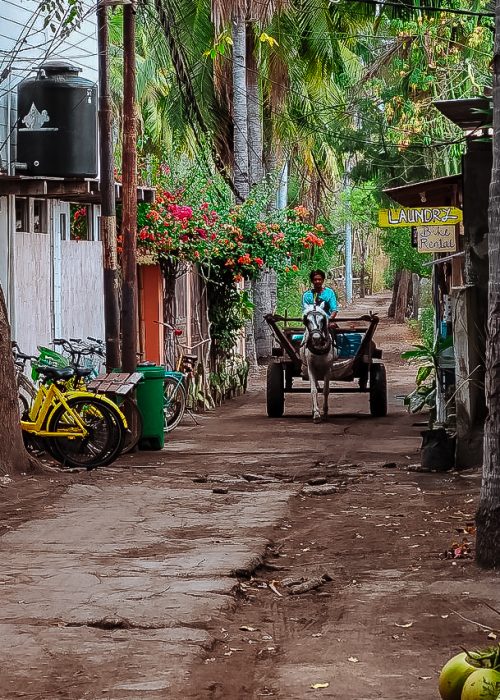 Lokaal vervoer op Gili Trawangan