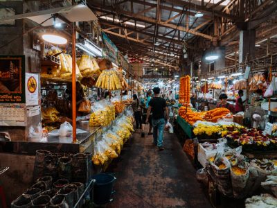 Lokale markt Bangkok