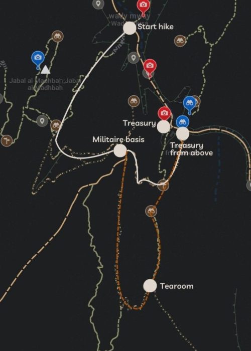 routekaart maps.me viewpoint kort en lang