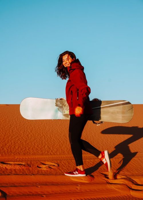 Sandboarden woestijn Marrakech