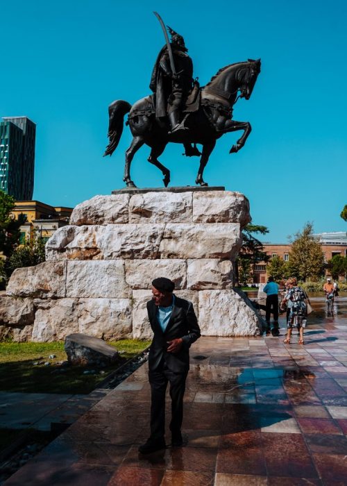 Skanderbergplein in Tirana