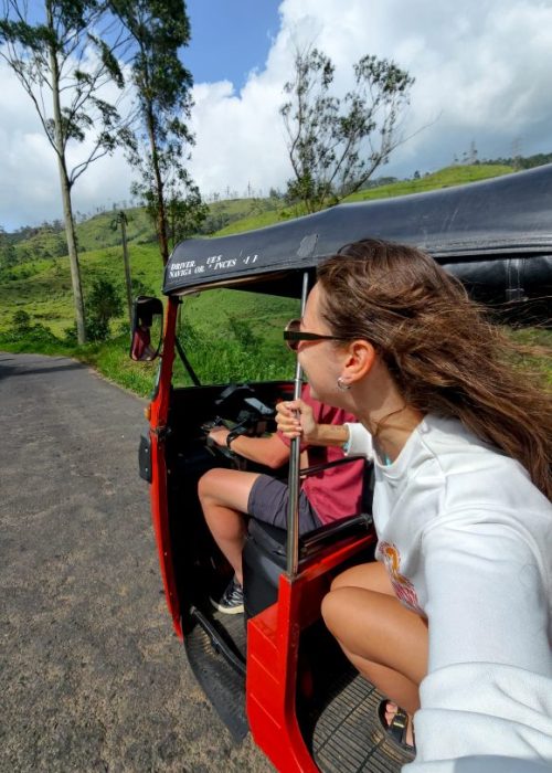 Tuktuk rijden, Sri Lanka