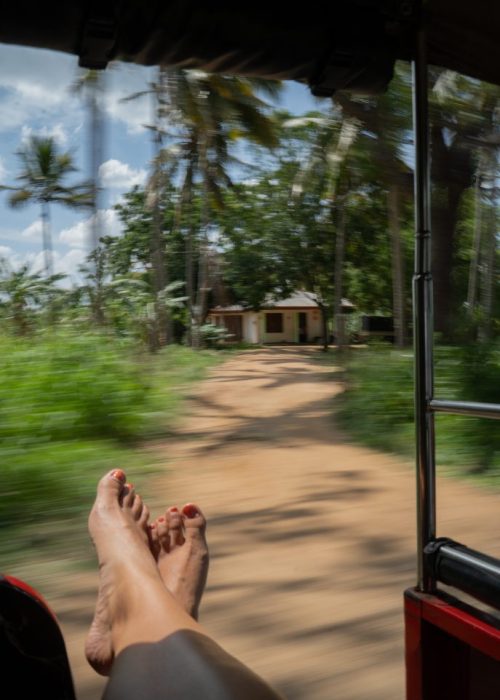 Tuktuk rijden, Sri Lanka