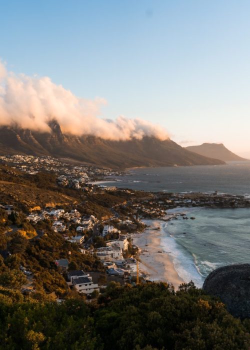 Zonsondergang in Kaapstad