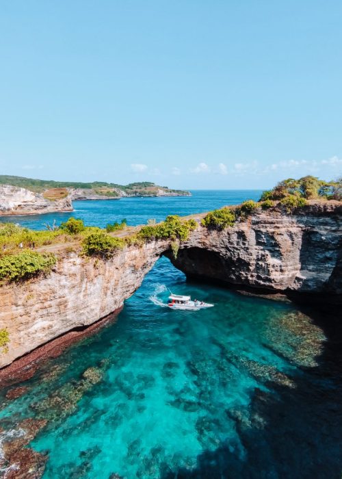 doen op nusa penida: broken beach