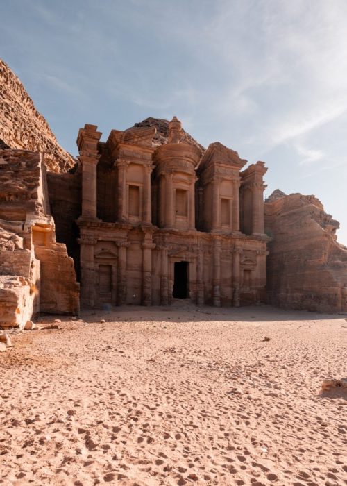 Monastery Petra Jordanie backdoor trail