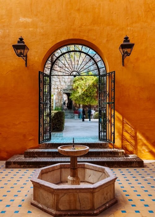 real alcazar in Sevilla